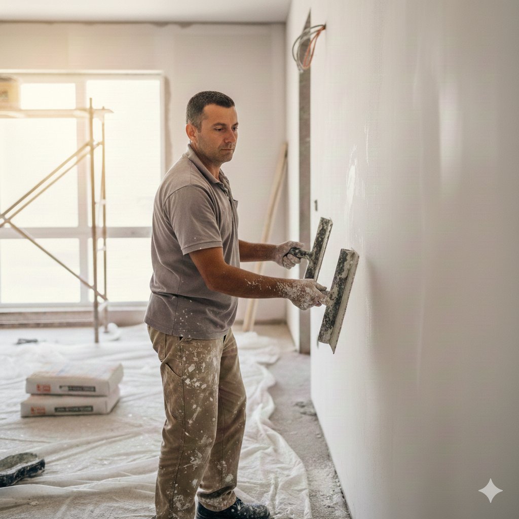 Plafonnage nouvelle construction Bastogne