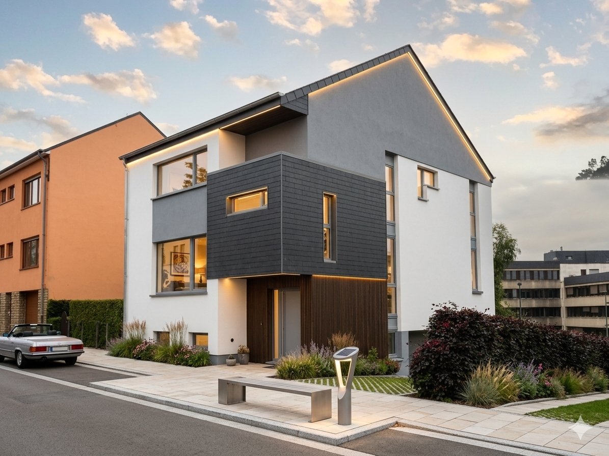 Façade réalisée par SRL KUS ZEKERIYA plafonneur Province de Luxembourg