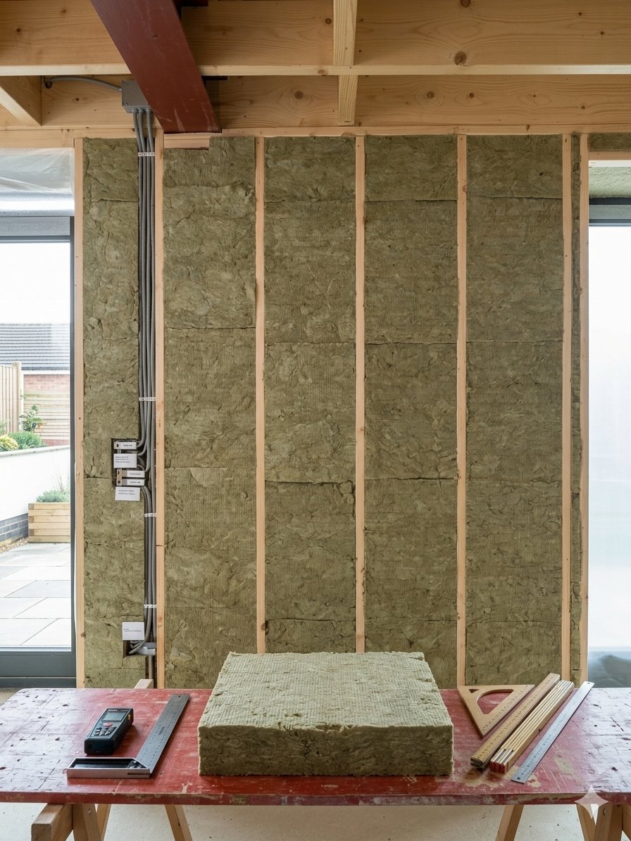 Isolation laine de roche mur Province Luxembourg KUS ZEKERIYA